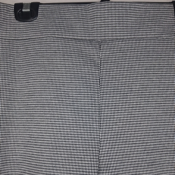 LOFT Black White Houndstooth Leggings Ponte Pants Pull-on Elastic Waist PXL Cop - Picture 9 of 15